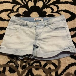 Light washed shorts